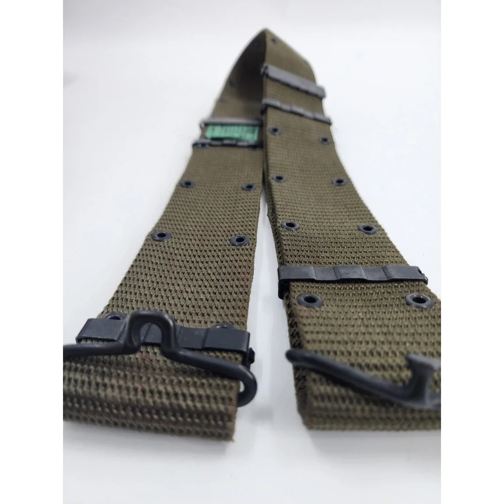 US Military LC-1 Individual Equipment Belt Olive Drab Large Eastern Canvas 1974